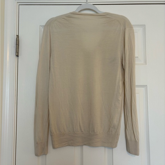Prada ivory v neck sweater - Picture 3 of 7